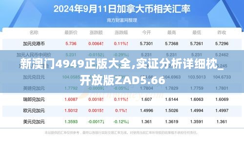 新澳门4949正版大全,实证分析详细枕_开放版ZAD5.66