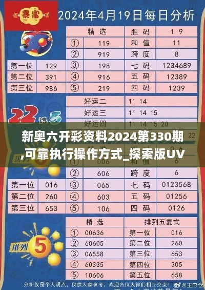 新奥六开彩资料2024第330期,可靠执行操作方式_探索版UVY11.41