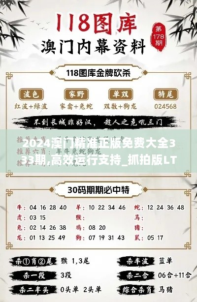 2024澳门精准正版免费大全333期,高效运行支持_抓拍版LTV11.64