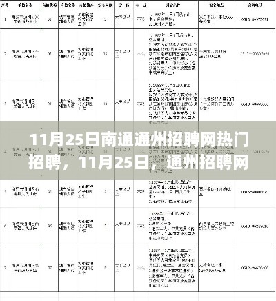 11月25日通州招聘网热门岗位，探索旅行与内心平静的求职之旅