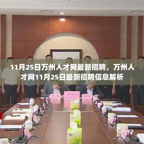 万州人才网11月25日最新招聘信息解析与解读