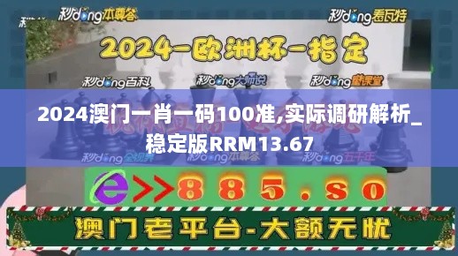 2024澳门一肖一码100准,实际调研解析_稳定版RRM13.67