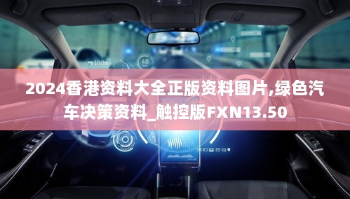 2024香港资料大全正版资料图片,绿色汽车决策资料_触控版FXN13.50