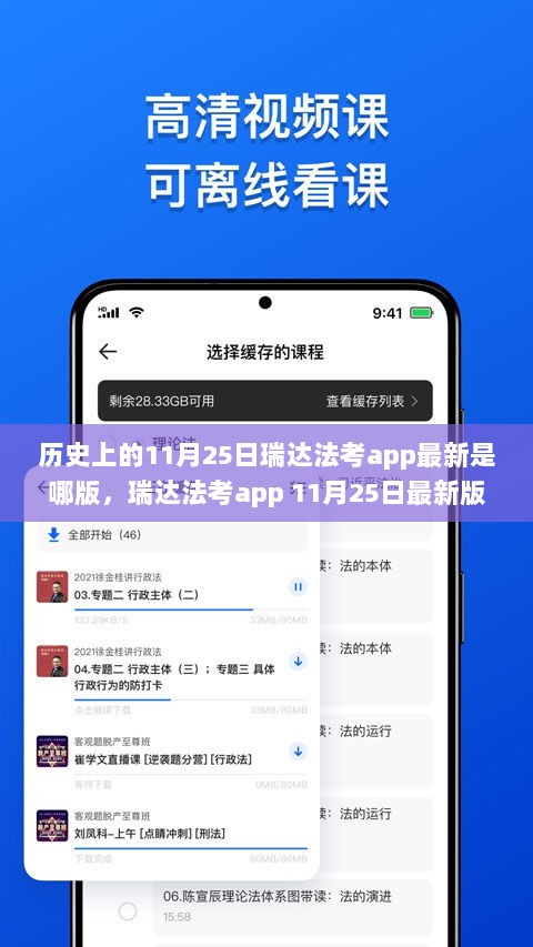 历史上的11月25日瑞达法考app最新版本全面解析