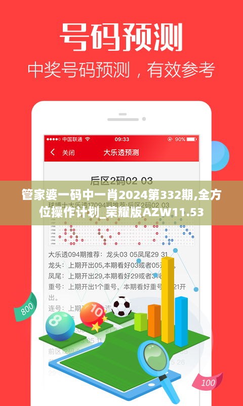 管家婆一码中一肖2024第332期,全方位操作计划_荣耀版AZW11.53