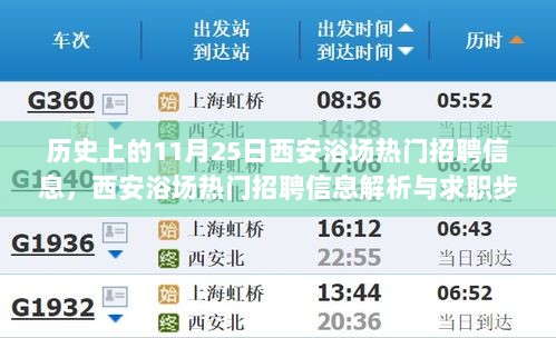 11月25日西安浴场热门招聘信息解析与求职步骤指南