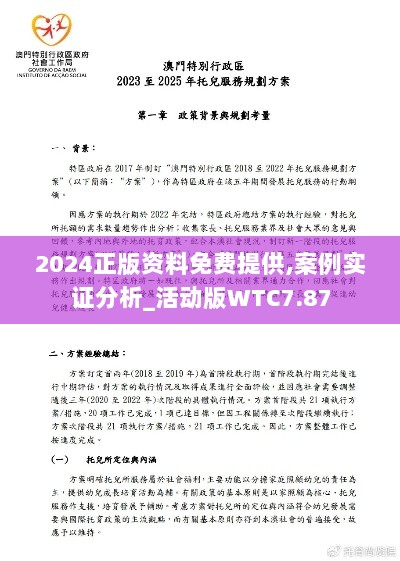 2024正版资料免费提供,案例实证分析_活动版WTC7.87