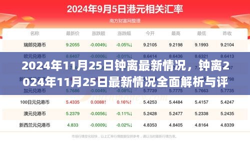 2024年11月25日钟离最新情况全面解析与评测