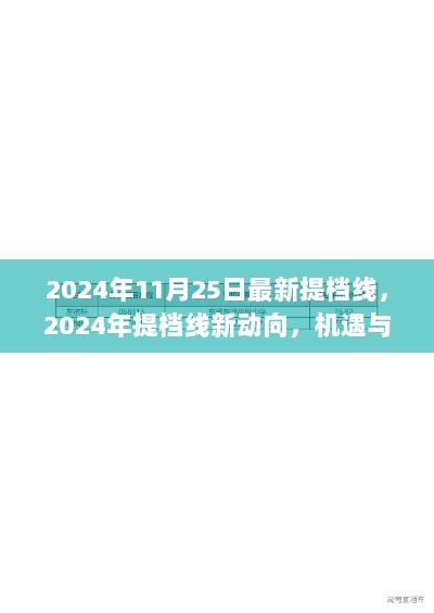 2024年提档线新动向，机遇与挑战并存的最新趋势解读