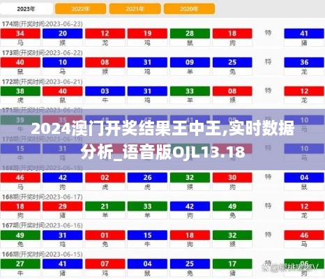 2024澳门开奖结果王中王,实时数据分析_语音版OJL13.18