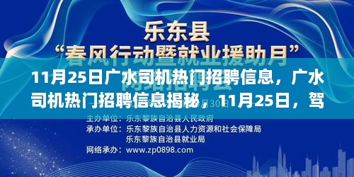 11月25日广水司机招聘信息揭秘，驾驶岗位的机遇与挑战