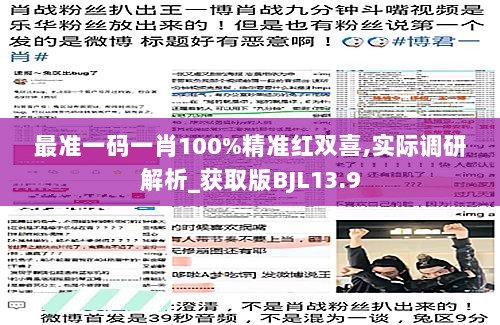 最准一码一肖100%精准红双喜,实际调研解析_获取版BJL13.9