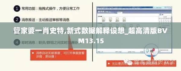 管家婆一肖史特,新式数据解释设想_超高清版BVM13.15