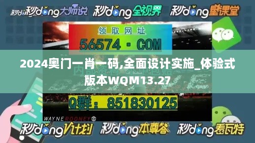 2024奥门一肖一码,全面设计实施_体验式版本WQM13.27