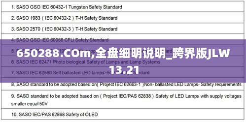 650288.COm,全盘细明说明_跨界版JLW13.21