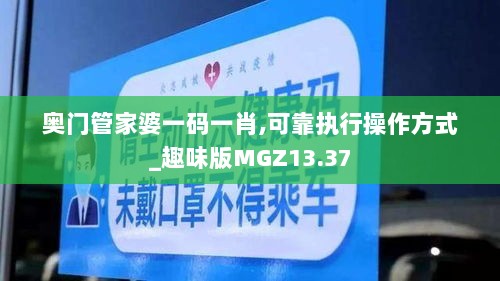 奥门管家婆一码一肖,可靠执行操作方式_趣味版MGZ13.37