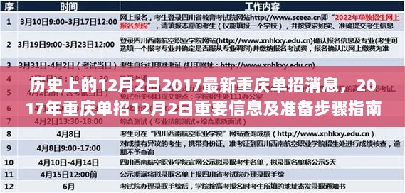 2017年12月2日重庆单招重要信息及准备步骤指南