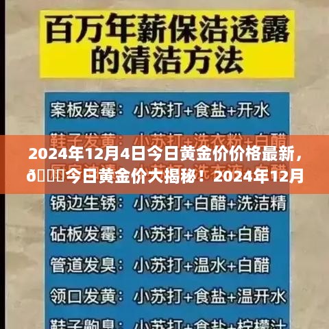 2024年12月4日黄金价格大揭秘，最新动态与价格分析！