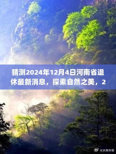 2024年12月4日河南退休生活新篇章，探索自然之美，静心之旅的最新消息