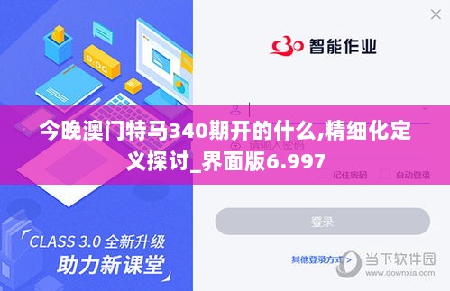 今晚澳门特马340期开的什么,精细化定义探讨_界面版6.997