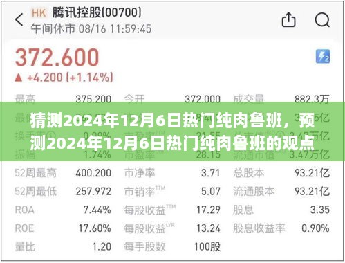 2024年12月6日热门纯肉鲁班预测观点论述