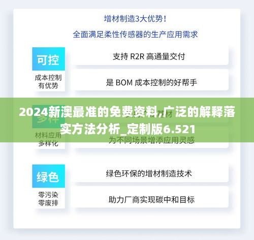 2024新澳最准的免费资料,广泛的解释落实方法分析_定制版6.521