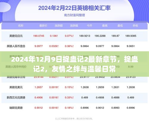 捉蛊记2，友情之绊与温馨日常的最新章节（2024年12月9日）