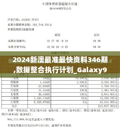 2024新澳最准最快资料346期,数据整合执行计划_Galaxy9.913