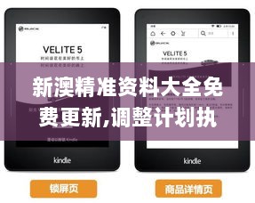 新澳精准资料大全免费更新,调整计划执行细节_Kindle5.456