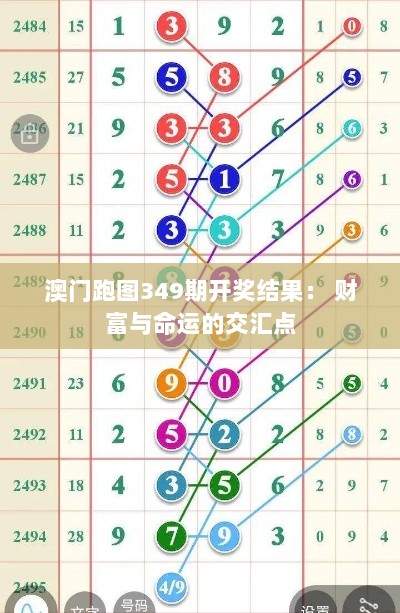 澳门跑图349期开奖结果： 财富与命运的交汇点