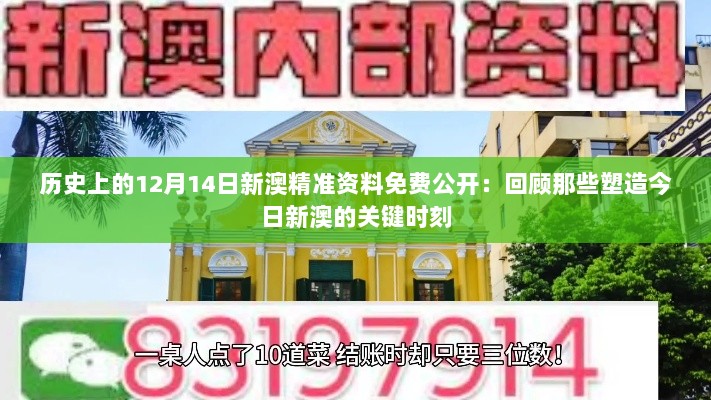 历史上的12月14日新澳精准资料免费公开：回顾那些塑造今日新澳的关键时刻