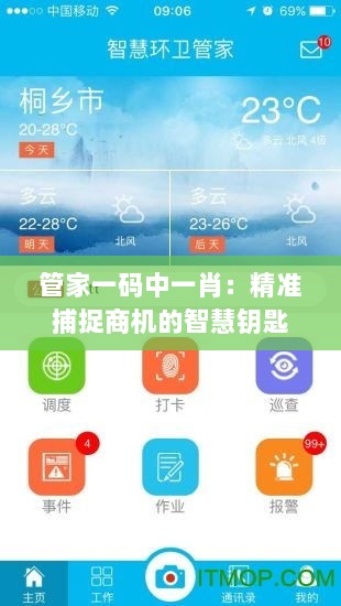 管家一码中一肖：精准捕捉商机的智慧钥匙