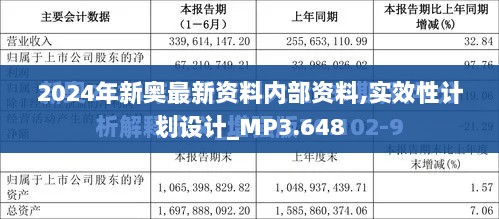 2024年新奥最新资料内部资料,实效性计划设计_MP3.648