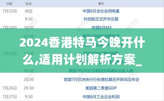 2024香港特马今晚开什么,适用计划解析方案_MR9.716