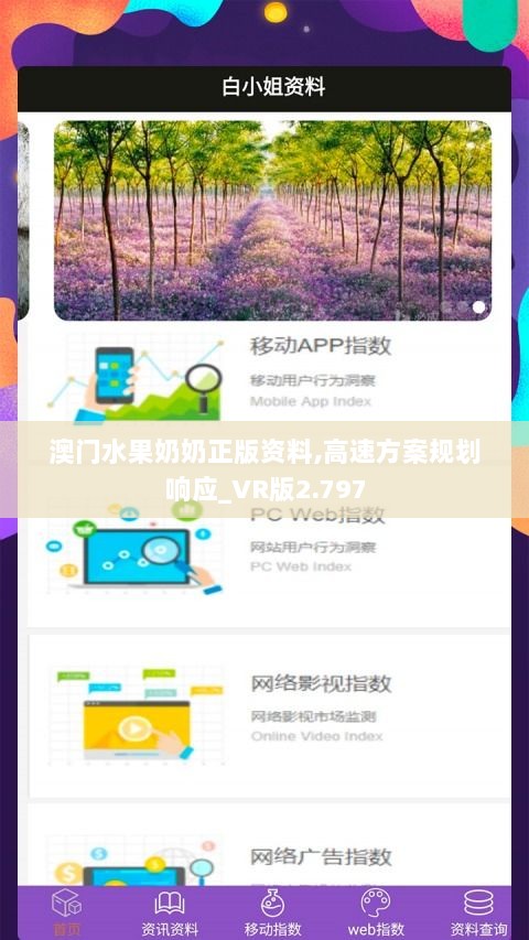 澳门水果奶奶正版资料,高速方案规划响应_VR版2.797