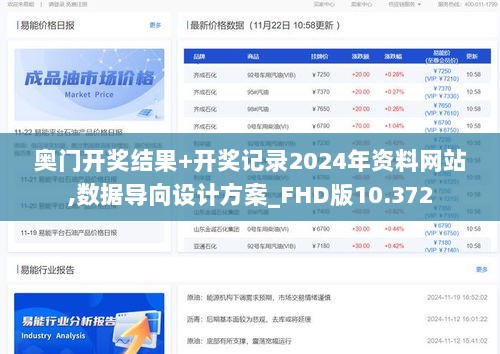 奥门开奖结果+开奖记录2024年资料网站,数据导向设计方案_FHD版10.372