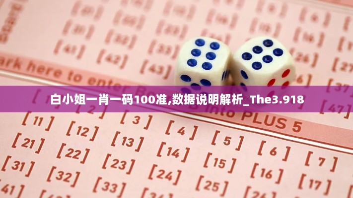 白小姐一肖一码100准,数据说明解析_The3.918