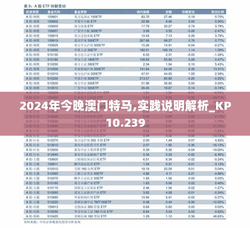 2024年今晚澳门特马,实践说明解析_KP10.239