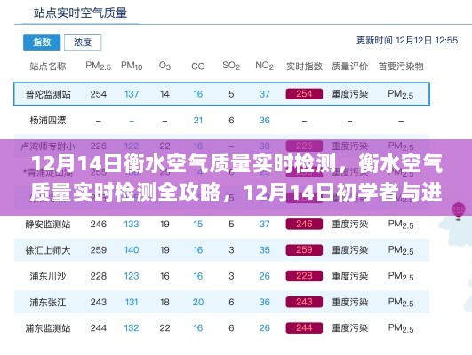 12月14日衡水空气质量实时检测全攻略，初学者与进阶用户操作指南