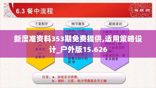 新澳准资料353期免费提供,适用策略设计_户外版15.626