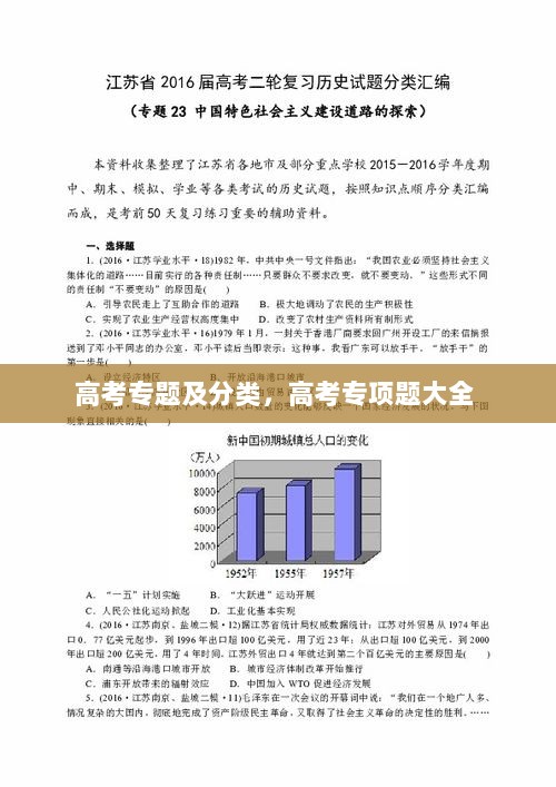 高考专题及分类，高考专项题大全 