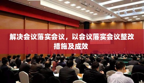 解决会议落实会议，以会议落实会议整改措施及成效 