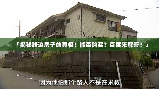 「揭秘路边房子的真相！能否购买？百度来解答！」