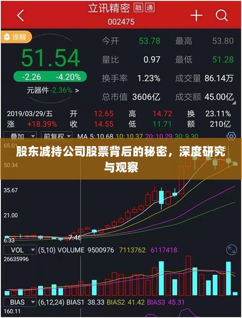 股东减持公司股票背后的秘密，深度研究与观察