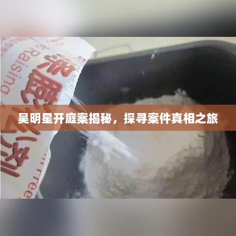 吴明星开庭案揭秘，探寻案件真相之旅