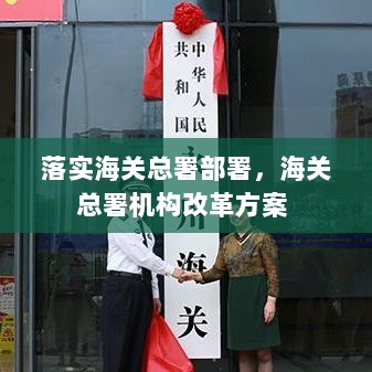 落实海关总署部署，海关总署机构改革方案 